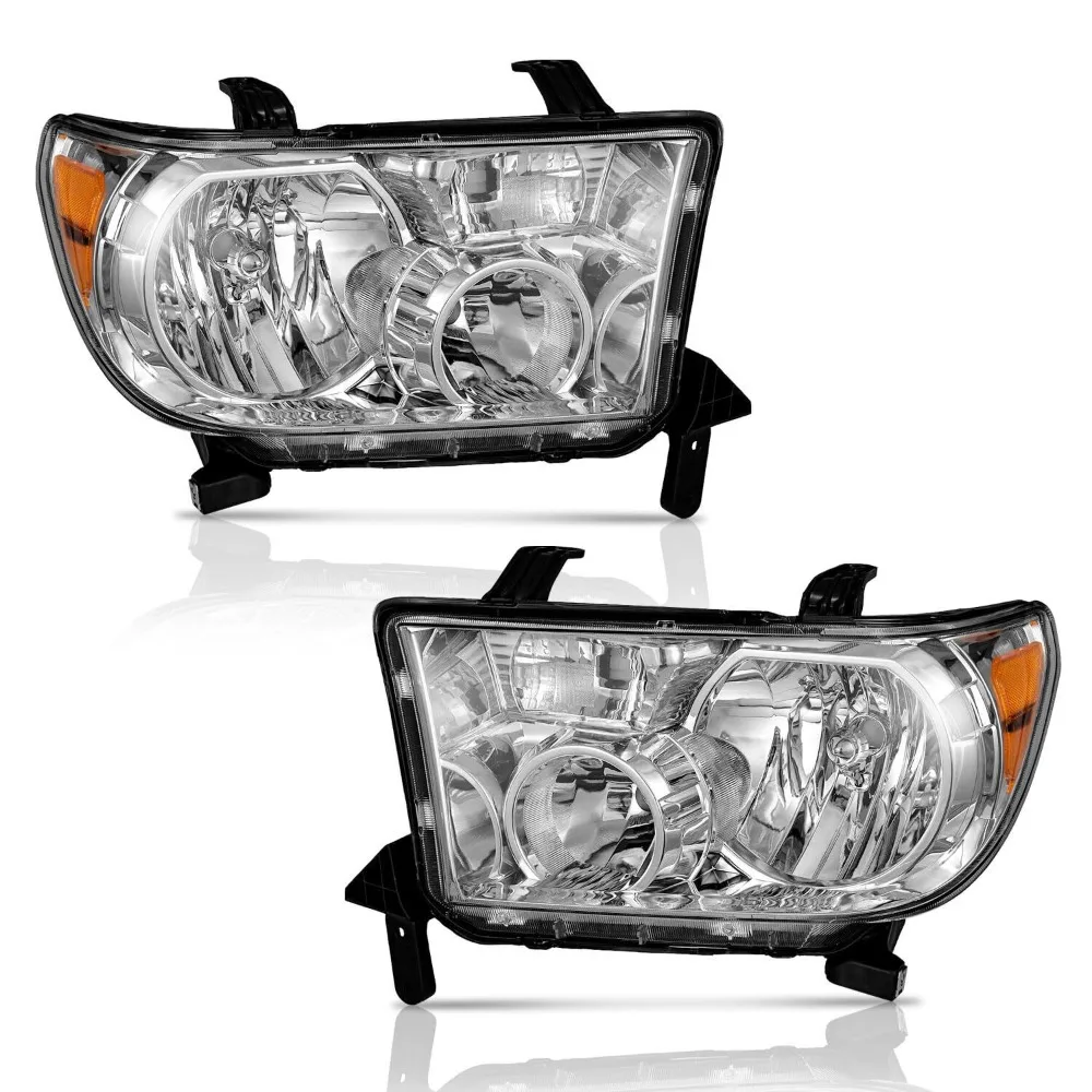 Pair Headlights Assembly Chrome For 2007-2013 Toyota Tundra 2008-2017 Sequoia
Pair Headlights Assembly Chrome For 2007-2013 Toyota Tundra 2008-2017 Sequoia