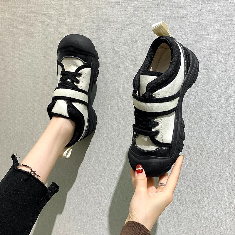 New Classic Lace Up Women Sneakers 2022 Fashion Round Toe Women's Shoes Outdoor Casual Low Heel Sneakers Women Zapatos De Mujer
New Classic Lace Up Women Sneakers 2022 Fashion Round Toe Women's Shoes Outdoor Casual Low Heel Sneakers Women Zapatos De Mujer
