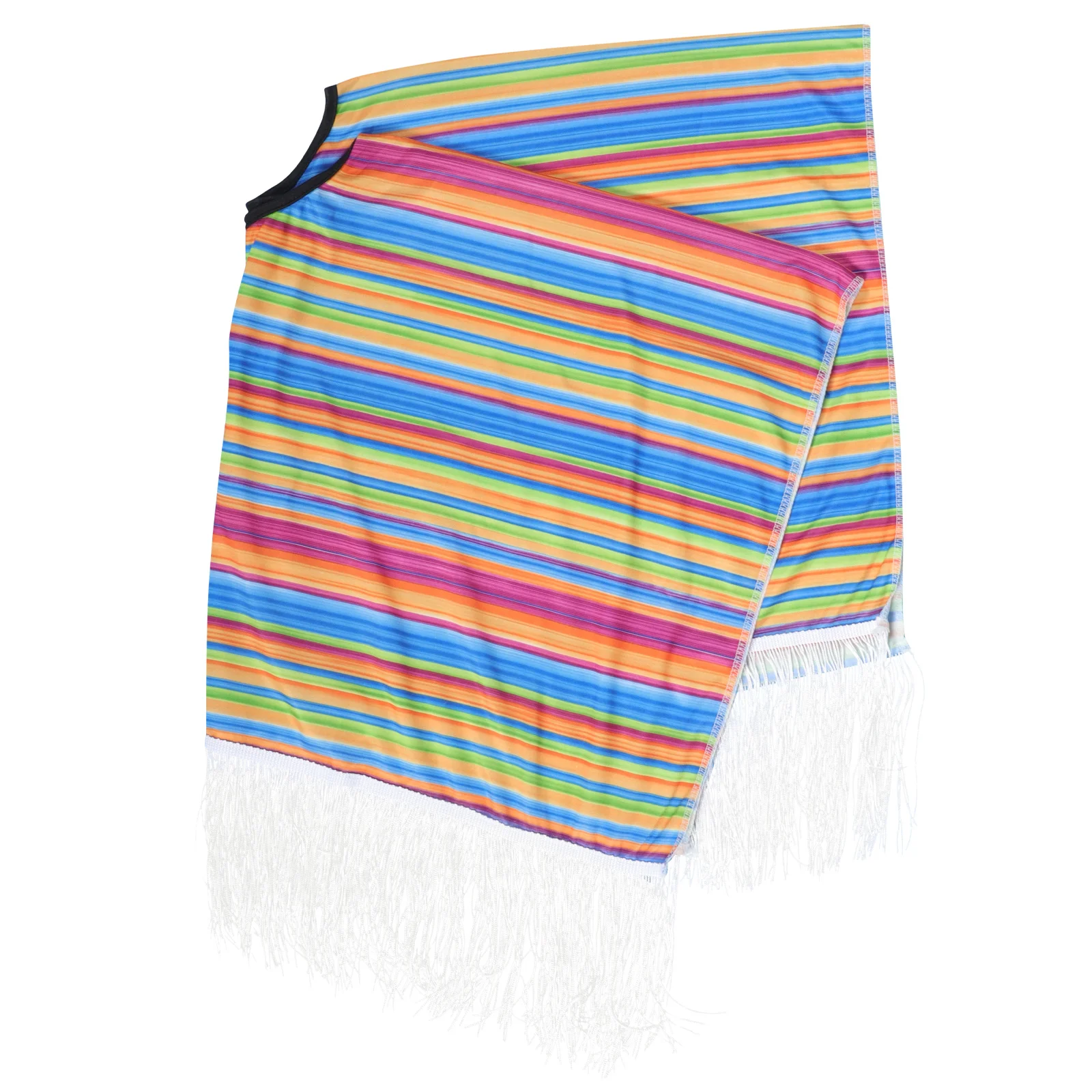 Детский мексиканский плащ в радужную полоску, удобный халат с героями мультфильмов, горячий весенний плащ, лето-осень, детская одежда свободного размера
Детский мексиканский плащ в радужную полоску, удобный халат с героями мультфильмов, горячий весенний плащ, лето-осень, детская одежда свободного размера