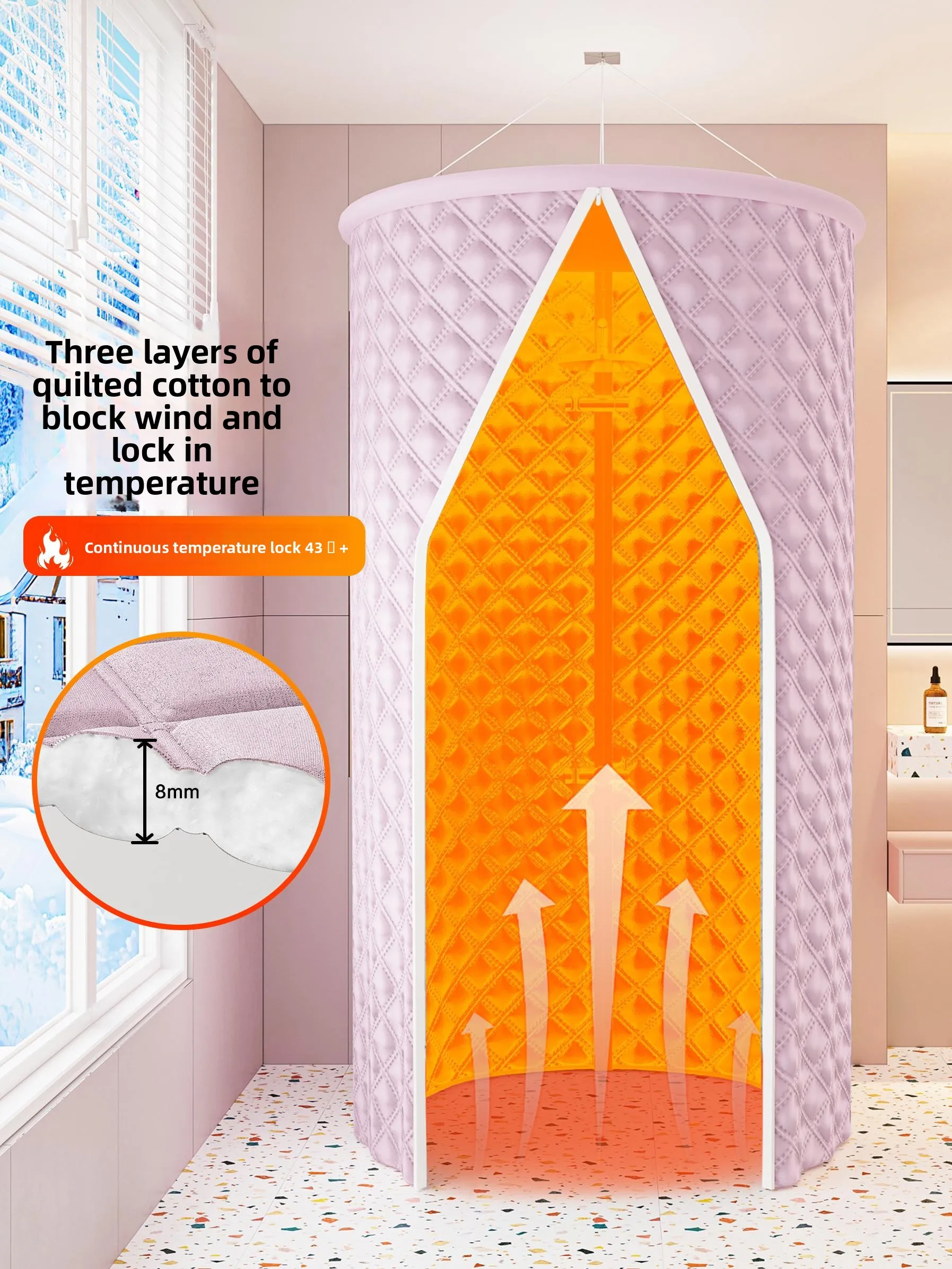 Хлопковая занавеска для ванной Thiened, водонепроницаемая, круглая, накидка для детской ванны, зимняя теплая ванна, временное решение для бату, скандинавский Sle, розовый
Хлопковая занавеска для ванной Thiened, водонепроницаемая, круглая, накидка для детской ванны, зимняя теплая ванна, временное решение для бату, скандинавский Sle, розовый