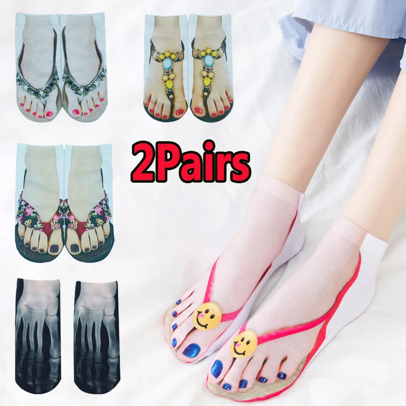 Summer Socks Women 3D Flip Flop Sock Funny Hosiery Creative Novelty Ankle Beach Floor Slipper Shoe Pattern Short Socks Gifts
Summer Socks Women 3D Flip Flop Sock Funny Hosiery Creative Novelty Ankle Beach Floor Slipper Shoe Pattern Short Socks Gifts