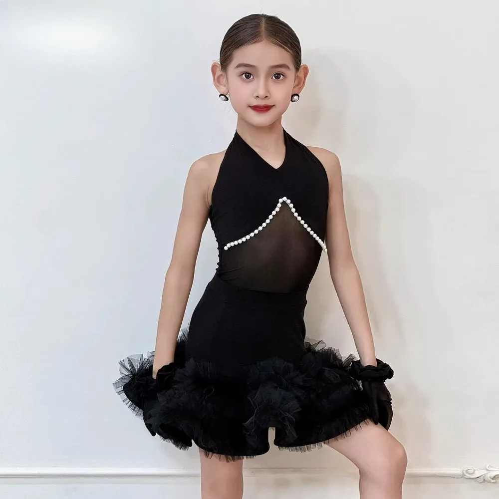 2026 Summer Children's New Style Girls' High-level Social Dance Training Performance Dress black Latin Dance Dress Fashion
2026 Summer Children's New Style Girls' High-level Social Dance Training Performance Dress black Latin Dance Dress Fashion