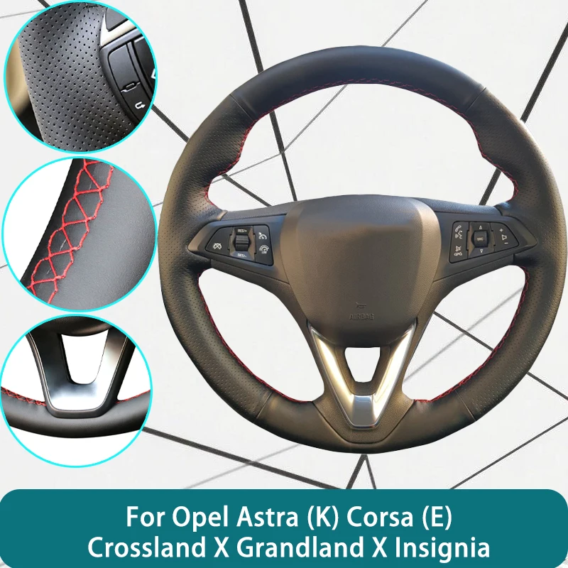 Автомобильный чехол на руль из микрофибры для Opel Astra (K) Corsa (E) Crossland X Grandland X Insignia, обертка на руль автомобиля
Автомобильный чехол на руль из микрофибры для Opel Astra (K) Corsa (E) Crossland X Grandland X Insignia, обертка на руль автомобиля