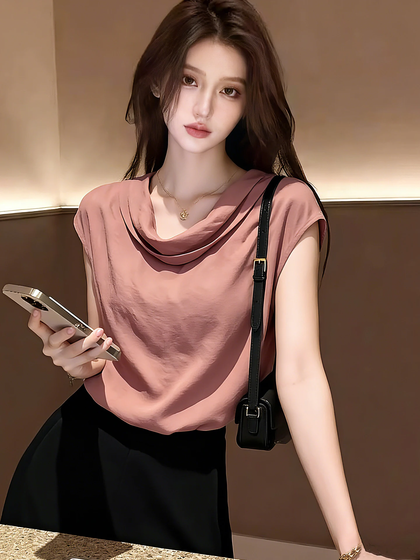 Casual Color Shoulder Bared Vest Korean Style Sweet Youthful Gentle Spring Summer Overhead Top Women's Fashion Inner Wear
Casual Color Shoulder Bared Vest Korean Style Sweet Youthful Gentle Spring Summer Overhead Top Women's Fashion Inner Wear