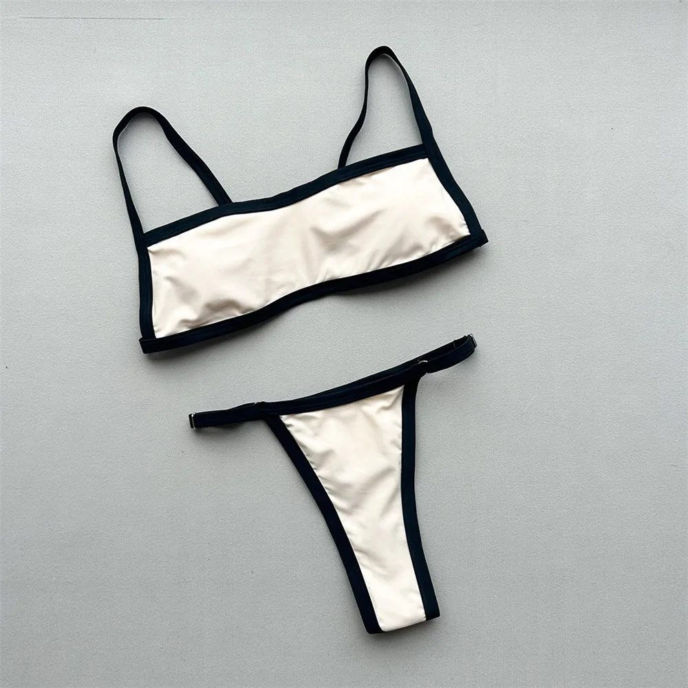 Сексуальные мини-стринги-бикини Mujer, женский купальник 2026, лоскутное бандо, женские купальники, купальный костюм, комплекты бикини Biquinis
Сексуальные мини-стринги-бикини Mujer, женский купальник 2026, лоскутное бандо, женские купальники, купальный костюм, комплекты бикини Biquinis