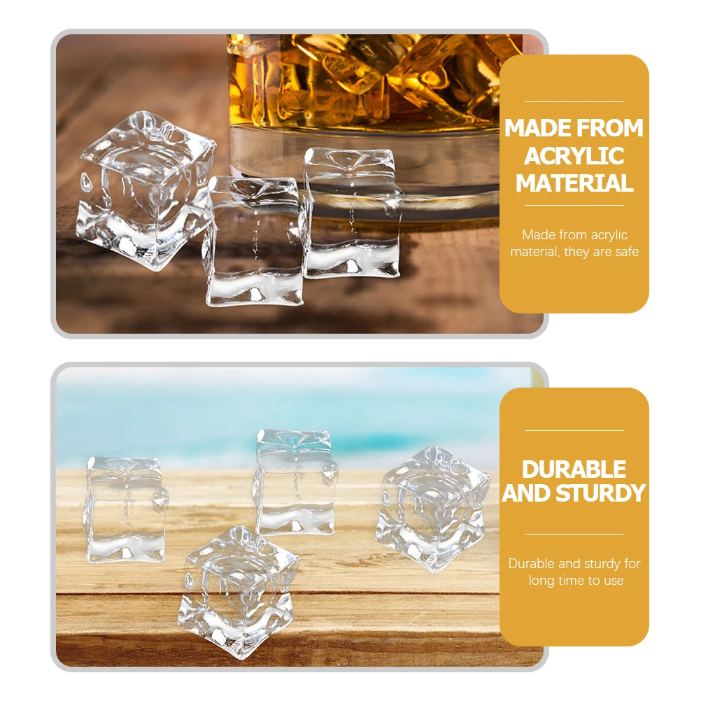 200pcs Simulated Acrylic Ice Cubes 10MM Clear Fake Decorative Vase Filler Reusable Photo Props for Craft DIY Display
200pcs Simulated Acrylic Ice Cubes 10MM Clear Fake Decorative Vase Filler Reusable Photo Props for Craft DIY Display