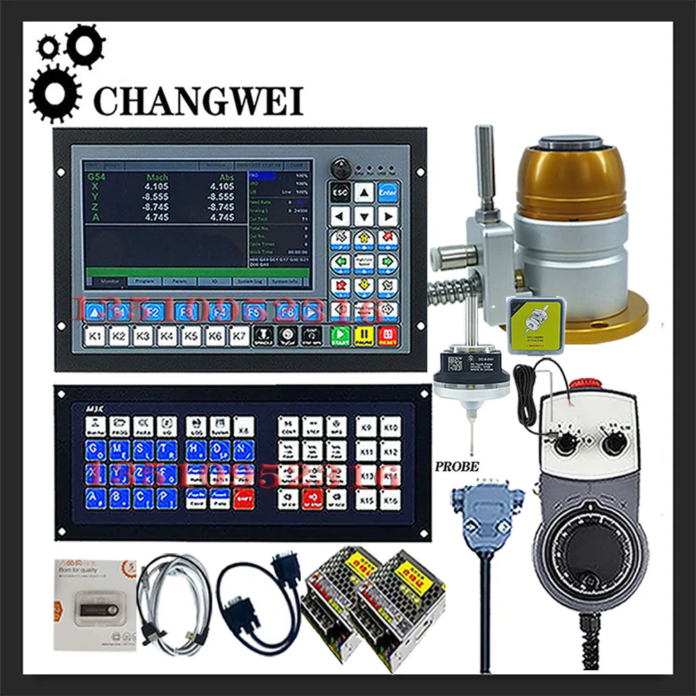 Ddcs-exper 3/4/5 Axis Cnc System, Motor Controller +z Axis Probe +3d Angle Finder+latest Extended Keyboard +mpg+75w24v Dc
Ddcs-exper 3/4/5 Axis Cnc System, Motor Controller +z Axis Probe +3d Angle Finder+latest Extended Keyboard +mpg+75w24v Dc