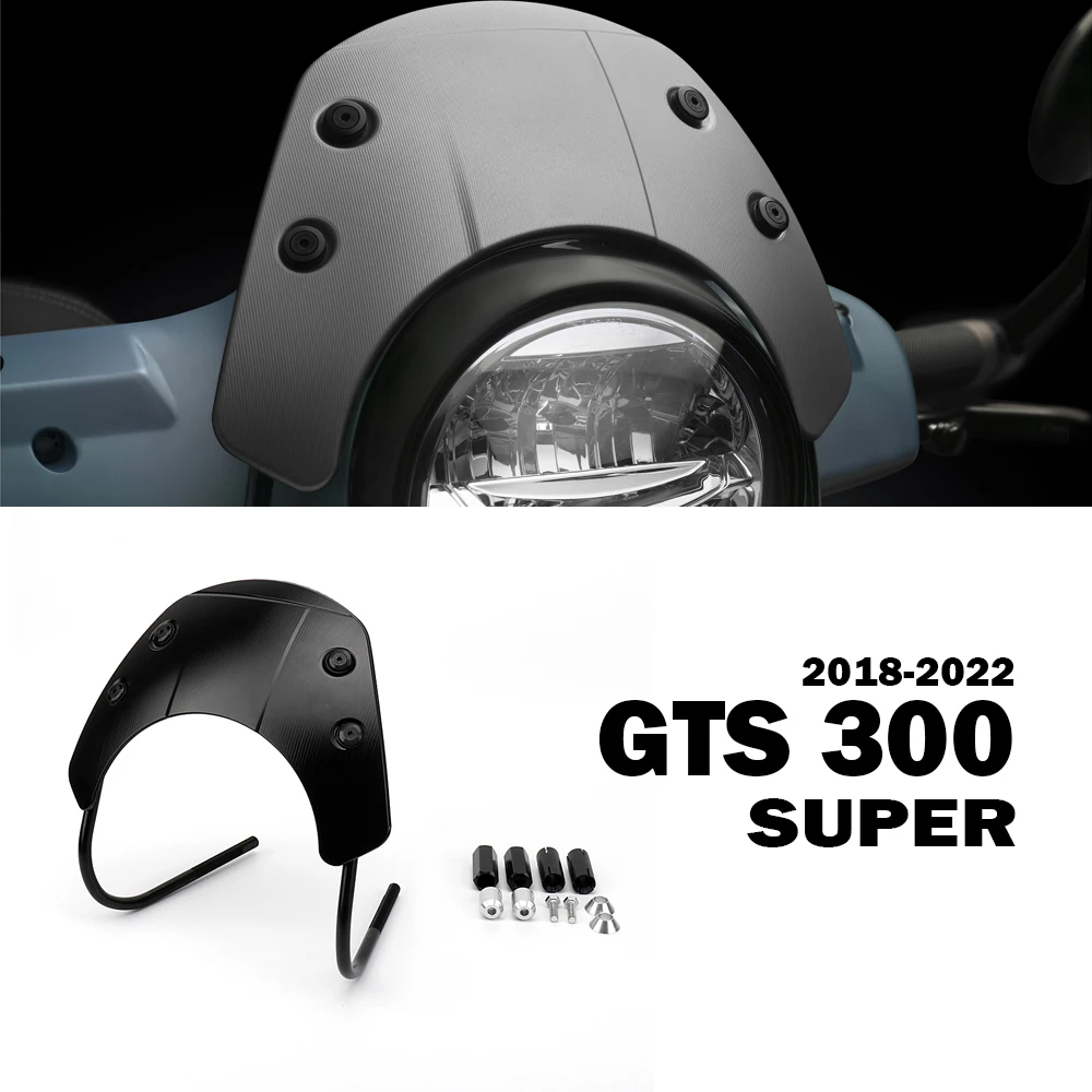 GTS 300 Accessories for Vespa GTS300 Super 2018 - 2022 2021 2019 Motorcycle Sports Black Windscreen Windshield Visor Aluminum
GTS 300 Accessories for Vespa GTS300 Super 2018 - 2022 2021 2019 Motorcycle Sports Black Windscreen Windshield Visor Aluminum