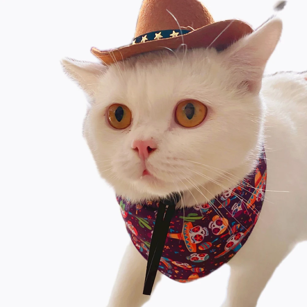 2pcs Pet Cowboy Hat Lightweight Breathable Comfortable Adjustable Dog Cat Headwear Sun Protection Fashion Accessories
2pcs Pet Cowboy Hat Lightweight Breathable Comfortable Adjustable Dog Cat Headwear Sun Protection Fashion Accessories