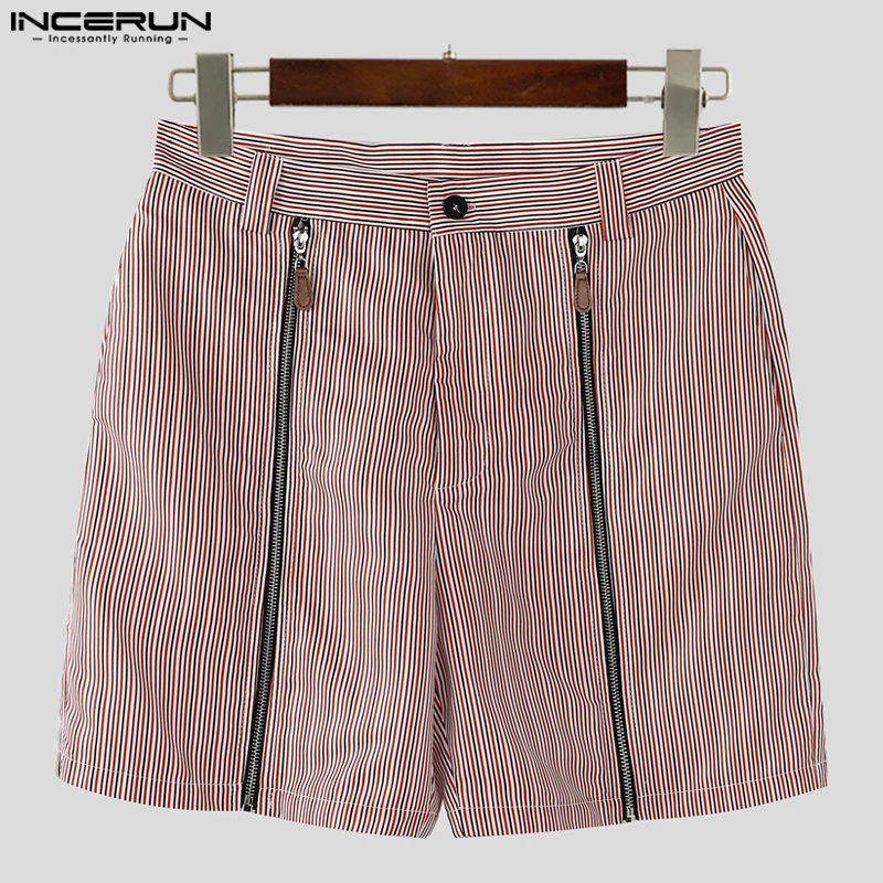 INCERUN мужские полосатые шорты на пуговицах и молнии, повседневные мужские штаны, уличная одежда, лето 202, свободные модные мужские шорты для отдыха 5XL 
INCERUN мужские полосатые шорты на пуговицах и молнии, повседневные мужские штаны, уличная одежда, лето 202, свободные модные мужские шорты для отдыха 5XL