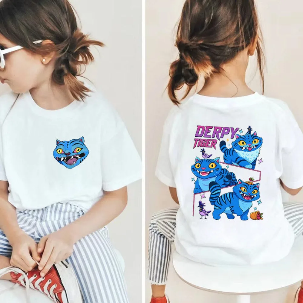 KPop Demon Hunters Summer Women's and Girl's T-Shirt Anime Short-sleeved Shirt Mochi Printed Tee Casual Parent-child Outfit
KPop Demon Hunters Summer Women's and Girl's T-Shirt Anime Short-sleeved Shirt Mochi Printed Tee Casual Parent-child Outfit