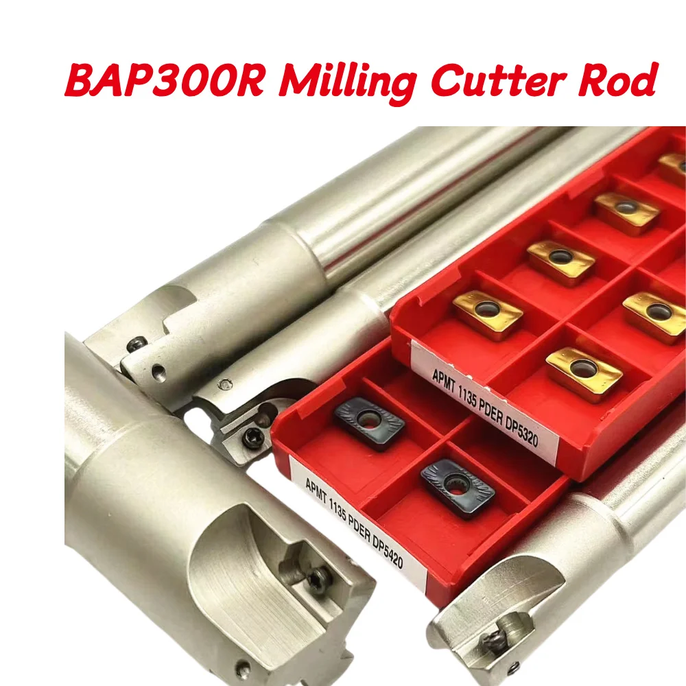 BAP300R Milling Cutter Rod C10 C12 C14 C15 C16 C19 C20 Milling Tool Holder CNC Rough Machining Carbide APMT1135 APKT1135 insert
BAP300R Milling Cutter Rod C10 C12 C14 C15 C16 C19 C20 Milling Tool Holder CNC Rough Machining Carbide APMT1135 APKT1135 insert