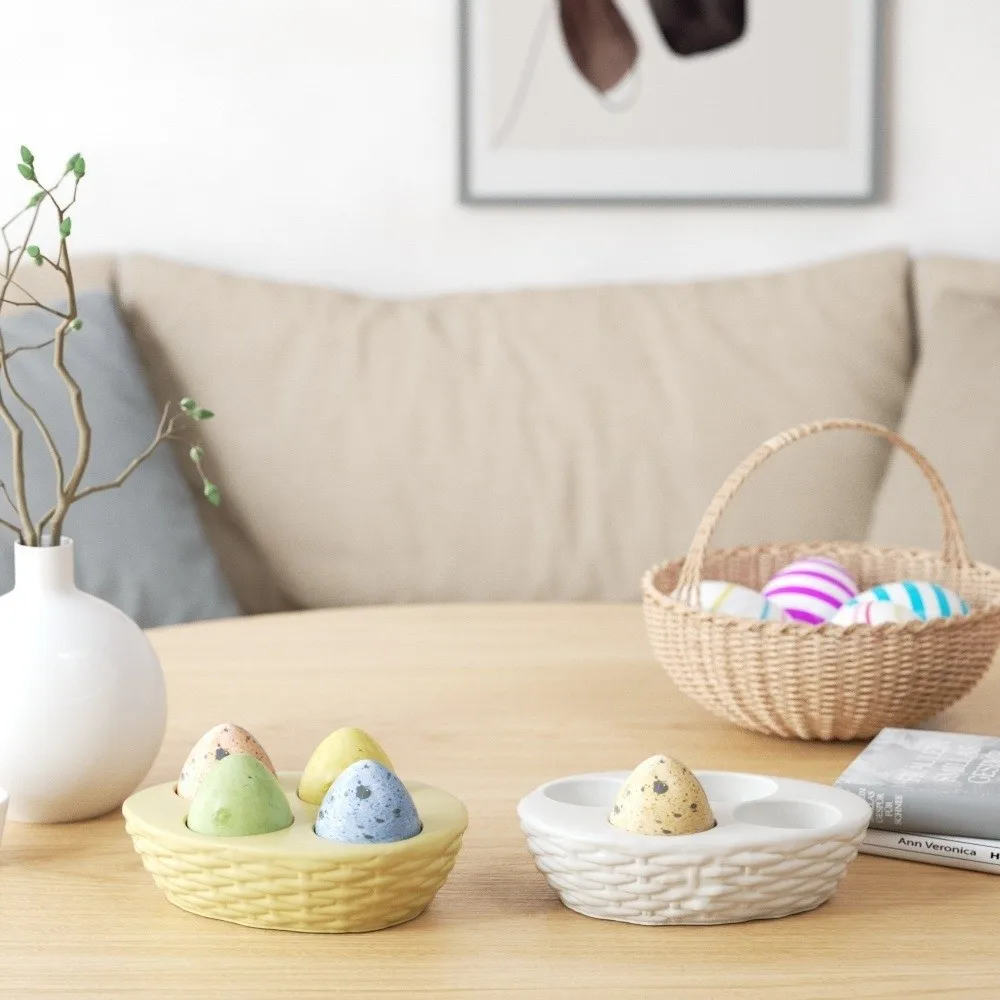 Four-Compartment Woven Egg Tray Mold Heat Resistant Non-Stick Easter Silicone Mold Handmade Lightweight Resin Casting Molds
Four-Compartment Woven Egg Tray Mold Heat Resistant Non-Stick Easter Silicone Mold Handmade Lightweight Resin Casting Molds