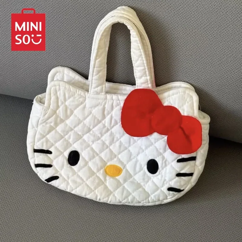 2024 Cute Sweet Hello Kitty Cartoon Trio Handheld Girl Student Large Capacity Handbag White New Commuter Classroom Book Storage
2024 Cute Sweet Hello Kitty Cartoon Trio Handheld Girl Student Large Capacity Handbag White New Commuter Classroom Book Storage