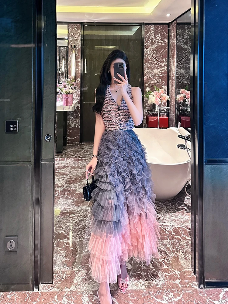 Женский комплект BETTER LS Faion: укороченный топ-жилет и юбка с градиентным цветом, две части
Женский комплект BETTER LS Faion: укороченный топ-жилет и юбка с градиентным цветом, две части