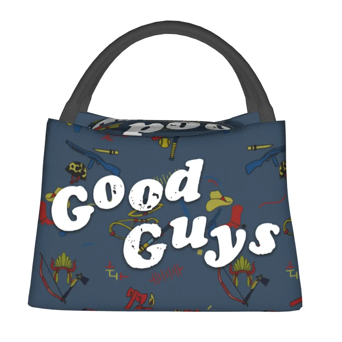 Сумка для обеда Good Guys, школьный ланч-бокс с фильмами ужасов для девочек, повседневная термосумка-тоут с принтом, водонепроницаемая сумка-холодильник
Сумка для обеда Good Guys, школьный ланч-бокс с фильмами ужасов для девочек, повседневная термосумка-тоут с принтом, водонепроницаемая сумка-холодильник