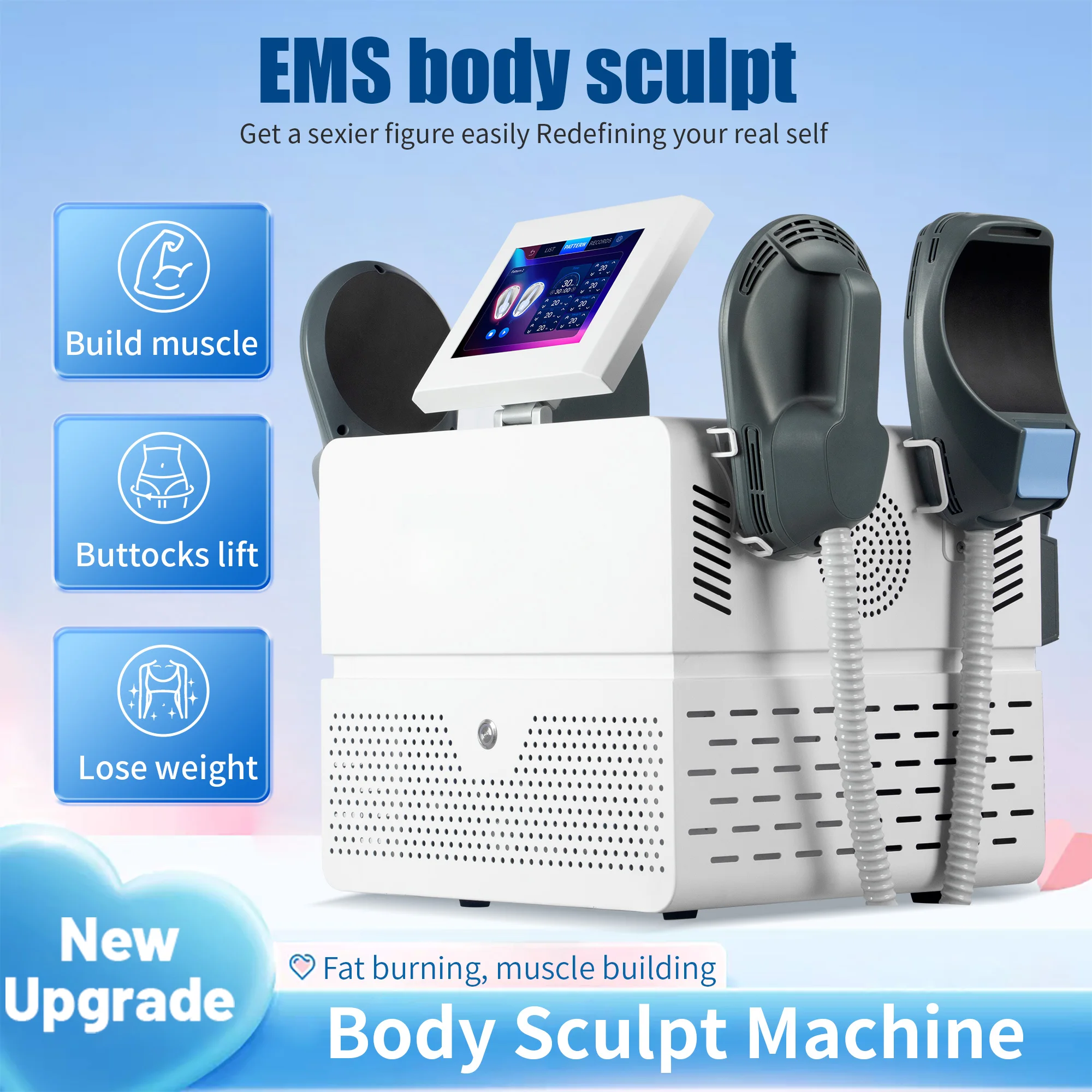 EMS Machine 2025 EMS Body Slimming NEO Sculpting Fat Burning Nova Weight Lose Electromagnetic Muscle
EMS Machine 2025 EMS Body Slimming NEO Sculpting Fat Burning Nova Weight Lose Electromagnetic Muscle