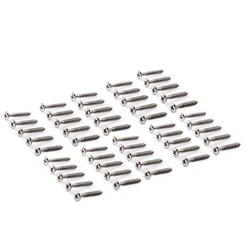 50 pcs Guitar Bridge Hard Iron Durable Replacement Screws Bright Color Easy Install For St Tl Electric
50 pcs Guitar Bridge Hard Iron Durable Replacement Screws Bright Color Easy Install For St Tl Electric