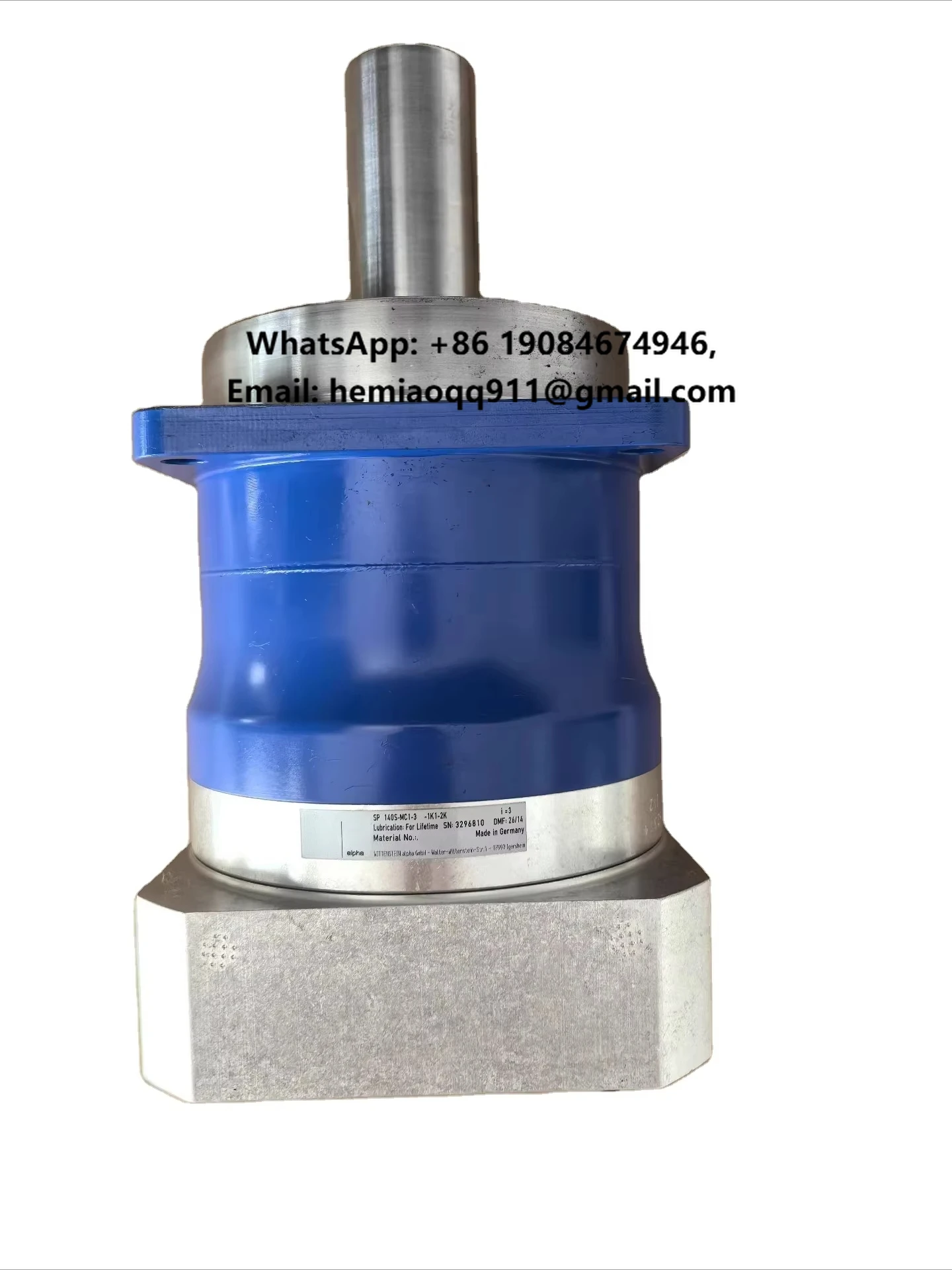 Brand New Original Wittenstein Alpha SP 140S-MC1-3-1K1-2K I=3 PLANETARY GEARBOX
Brand New Original Wittenstein Alpha SP 140S-MC1-3-1K1-2K I=3 PLANETARY GEARBOX