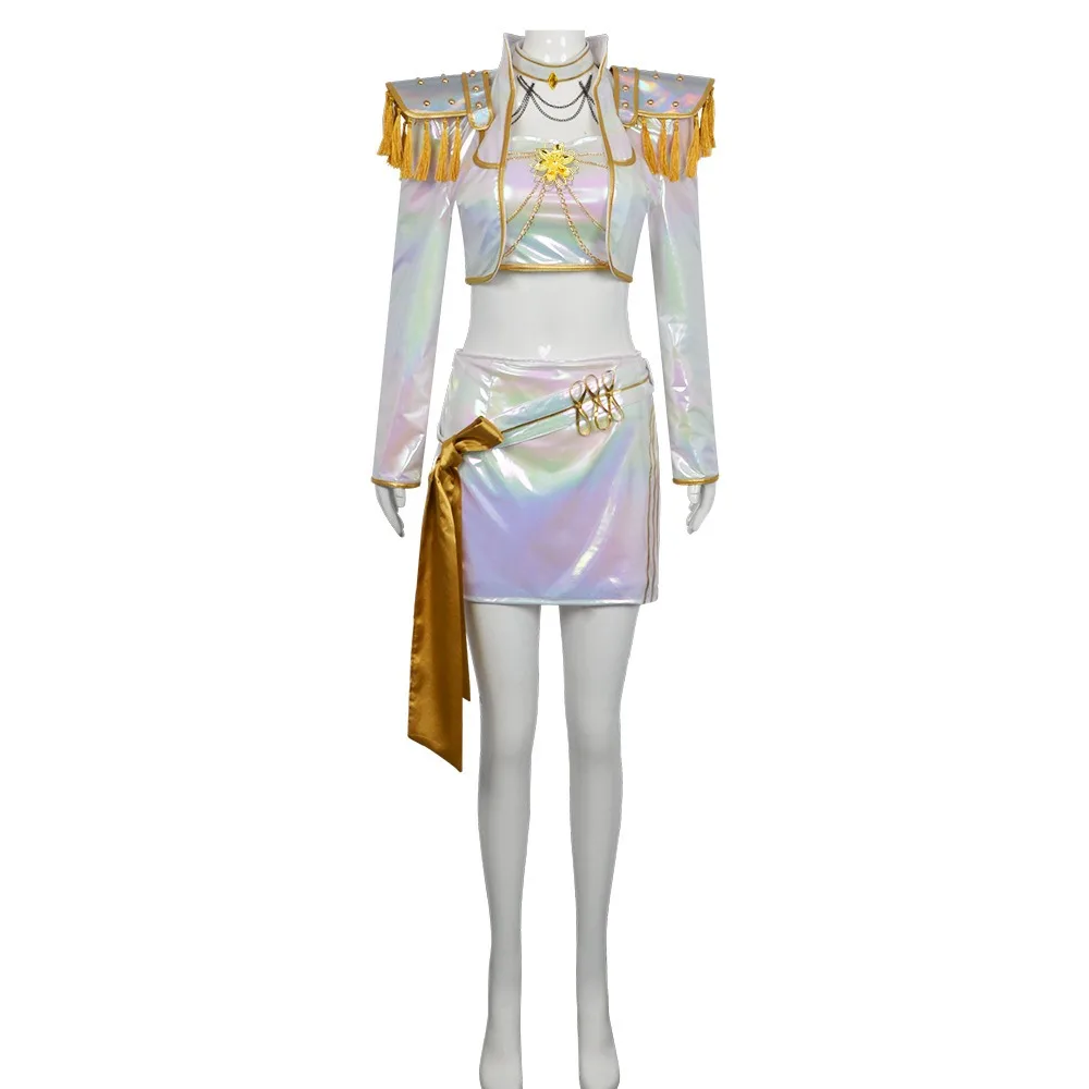 Anime Movie Demon Hunters Mira Cosplay Costume Wig Coat Skirt Headwear Belt Props Outfit For Women Girls K-pop Huntrix Halloween
Anime Movie Demon Hunters Mira Cosplay Costume Wig Coat Skirt Headwear Belt Props Outfit For Women Girls K-pop Huntrix Halloween