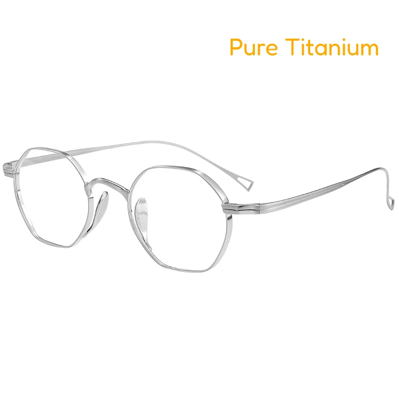 Japanese Pure Titanium Eyeglasses Frame Men Women Designer Brand Polygonal Retro Oval Nearsighted Prescription Glasses Frames
Japanese Pure Titanium Eyeglasses Frame Men Women Designer Brand Polygonal Retro Oval Nearsighted Prescription Glasses Frames