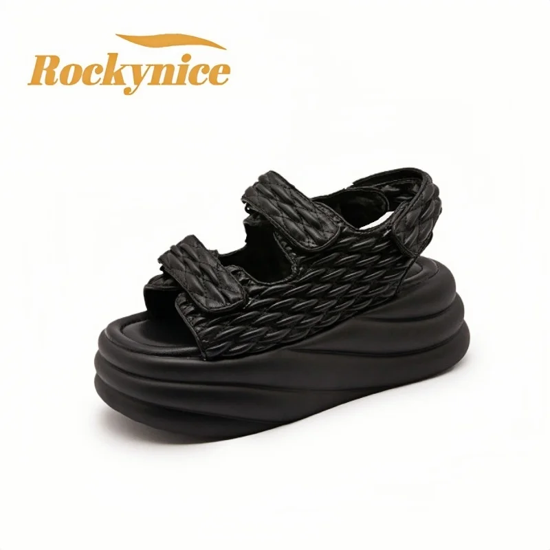 7CM Microfiber Synthetic Leather Sandals New 2026 Summer High Platform Flats Pumps Women Peep Toe Slippers Gladiator Beach Shoes
7CM Microfiber Synthetic Leather Sandals New 2026 Summer High Platform Flats Pumps Women Peep Toe Slippers Gladiator Beach Shoes