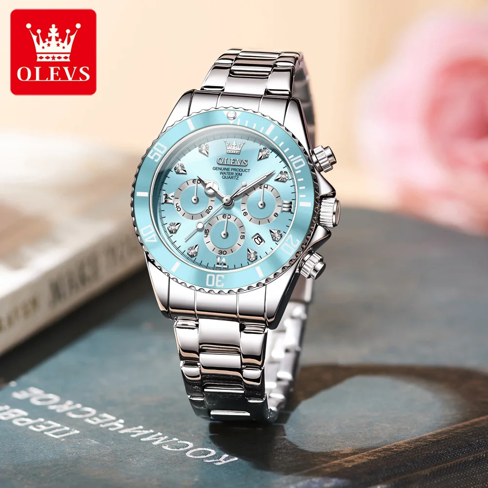 OLEVS Elegant Luxury Quartz Ladies Watch high-end business women's watch Waterproof Luminous Automatic Date Classic watch Gifts
OLEVS Elegant Luxury Quartz Ladies Watch high-end business women's watch Waterproof Luminous Automatic Date Classic watch Gifts