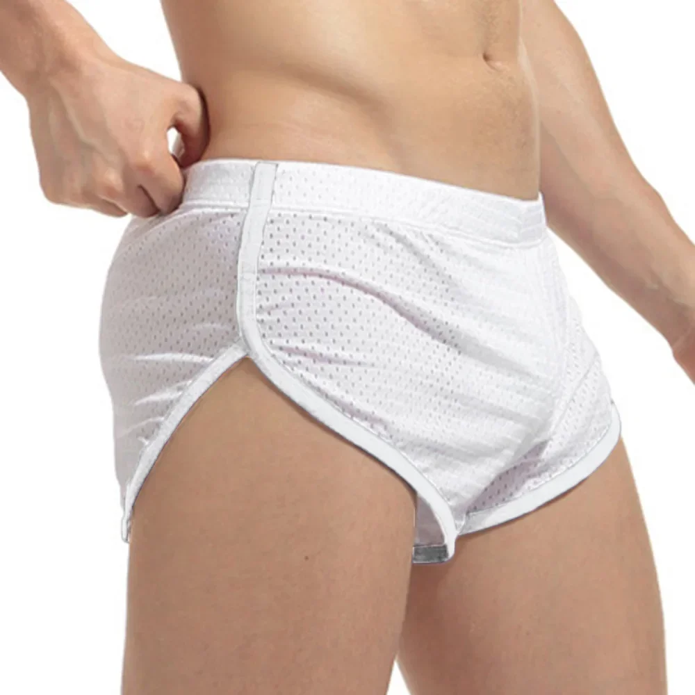 Men's Panties Casual Stretch Briefs Arrow Soft Sleep Pants Breathable Mesh Sports Shorts Solid Color Seamless Pajamas
Men's Panties Casual Stretch Briefs Arrow Soft Sleep Pants Breathable Mesh Sports Shorts Solid Color Seamless Pajamas