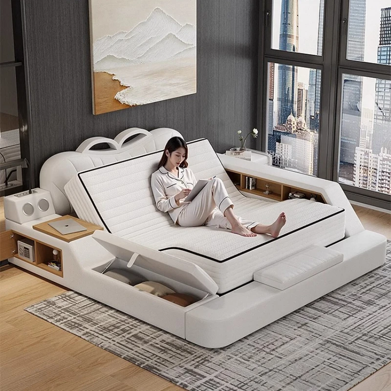 Sleeping Fancy Bed Multifuncional Double Girls Queen Bedroom Bed Lounge Children Cama De Lujo Para Dormitorio Home Furniture
Sleeping Fancy Bed Multifuncional Double Girls Queen Bedroom Bed Lounge Children Cama De Lujo Para Dormitorio Home Furniture