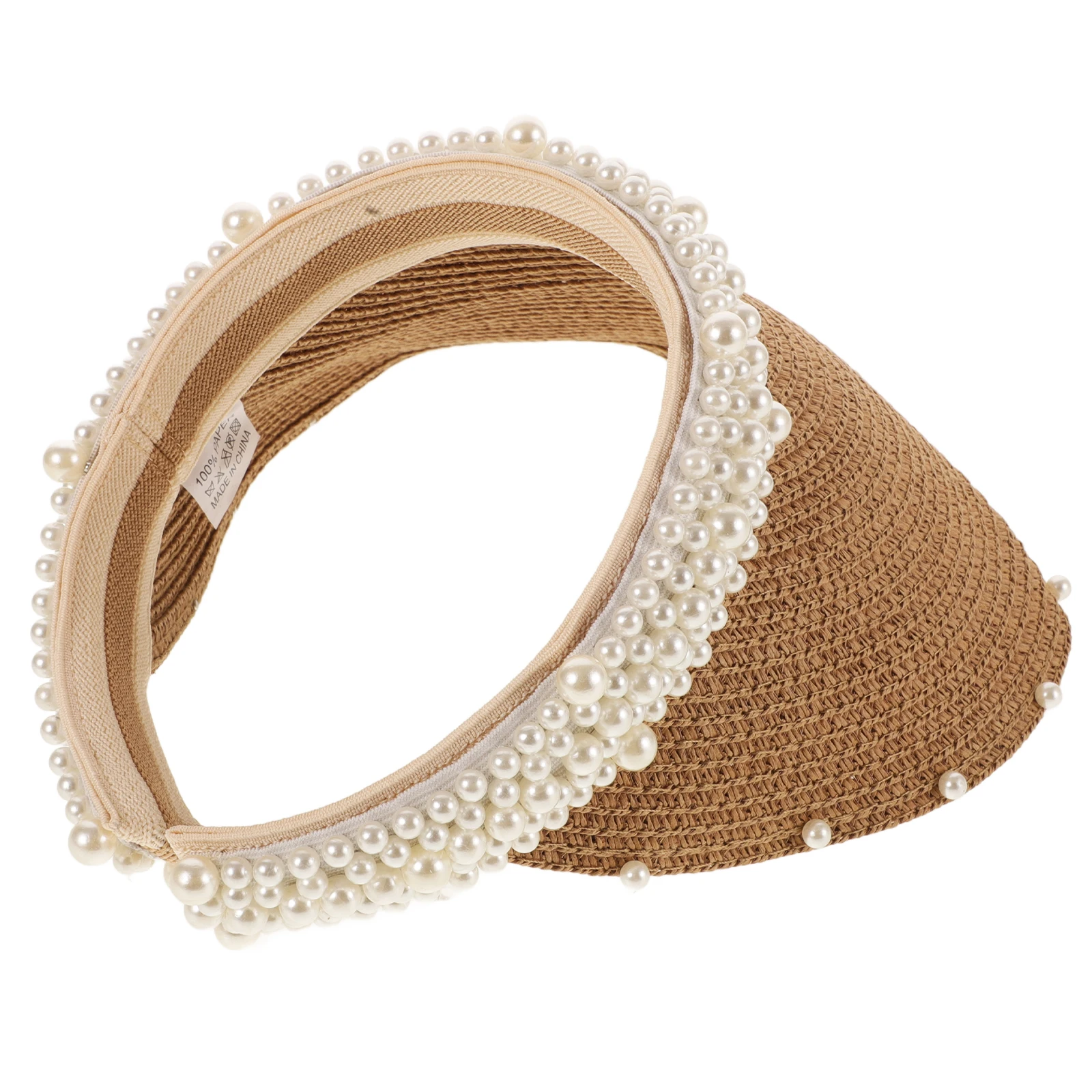 Summer Pearl Visor Sun Hat for Women Beach Straw Travel Sunscreen Outdoor Gardening Comfortable Breathable Hats
Summer Pearl Visor Sun Hat for Women Beach Straw Travel Sunscreen Outdoor Gardening Comfortable Breathable Hats