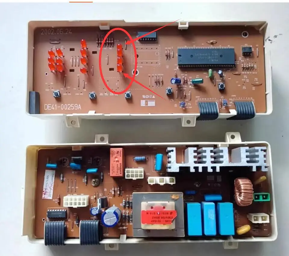 board for washing machine parts MFS-S621-00 DE41-00259A PC board good working
board for washing machine parts MFS-S621-00 DE41-00259A PC board good working