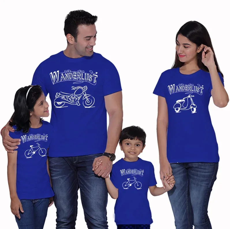 Riding Family T Shirt Family Matching Outfits Mom Scooter and Dad Motorcycle and Children Bicycle T-shirt
Riding Family T Shirt Family Matching Outfits Mom Scooter and Dad Motorcycle and Children Bicycle T-shirt