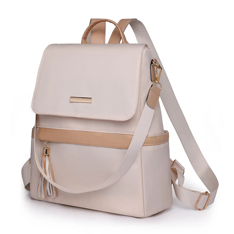 Women's Large Capacity Casual Backpack Soft Back Zipper High-Quality Nylon Softbag for Everyday Use with Interior Compartments
Women's Large Capacity Casual Backpack Soft Back Zipper High-Quality Nylon Softbag for Everyday Use with Interior Compartments
