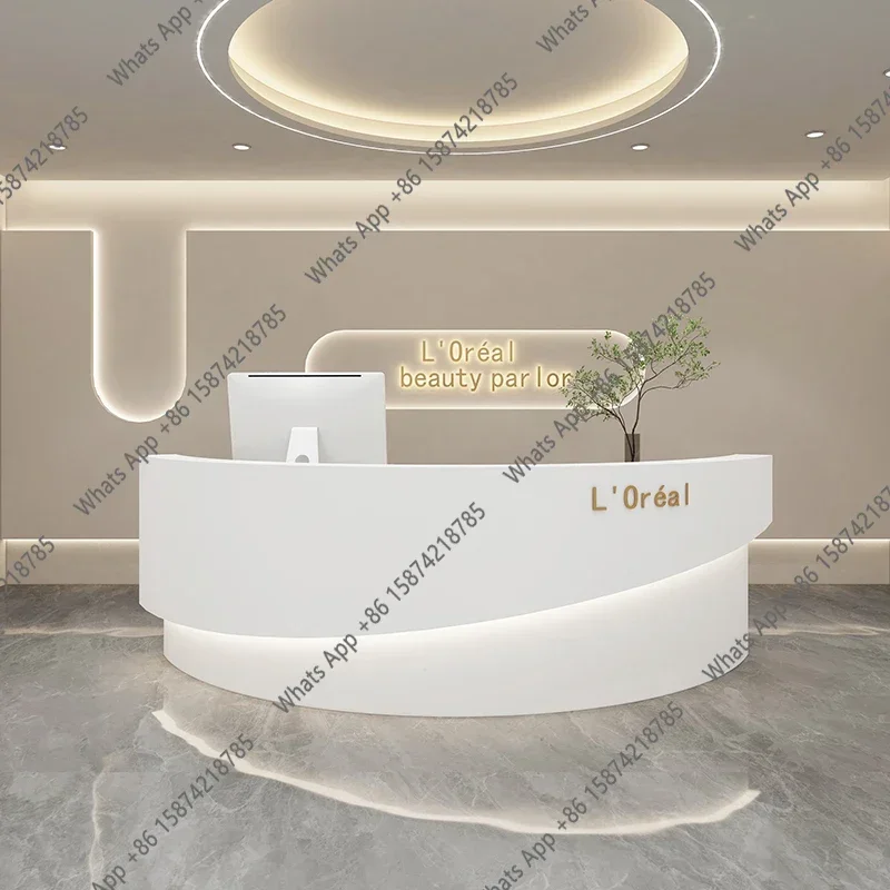 Q29 Sm Curved Front Reception Desk Curved Beauty Salon Bar Checkout Page Clothing Counter Paint Modern Simple Empfangs Theke Fur
Q29 Sm Curved Front Reception Desk Curved Beauty Salon Bar Checkout Page Clothing Counter Paint Modern Simple Empfangs Theke Fur