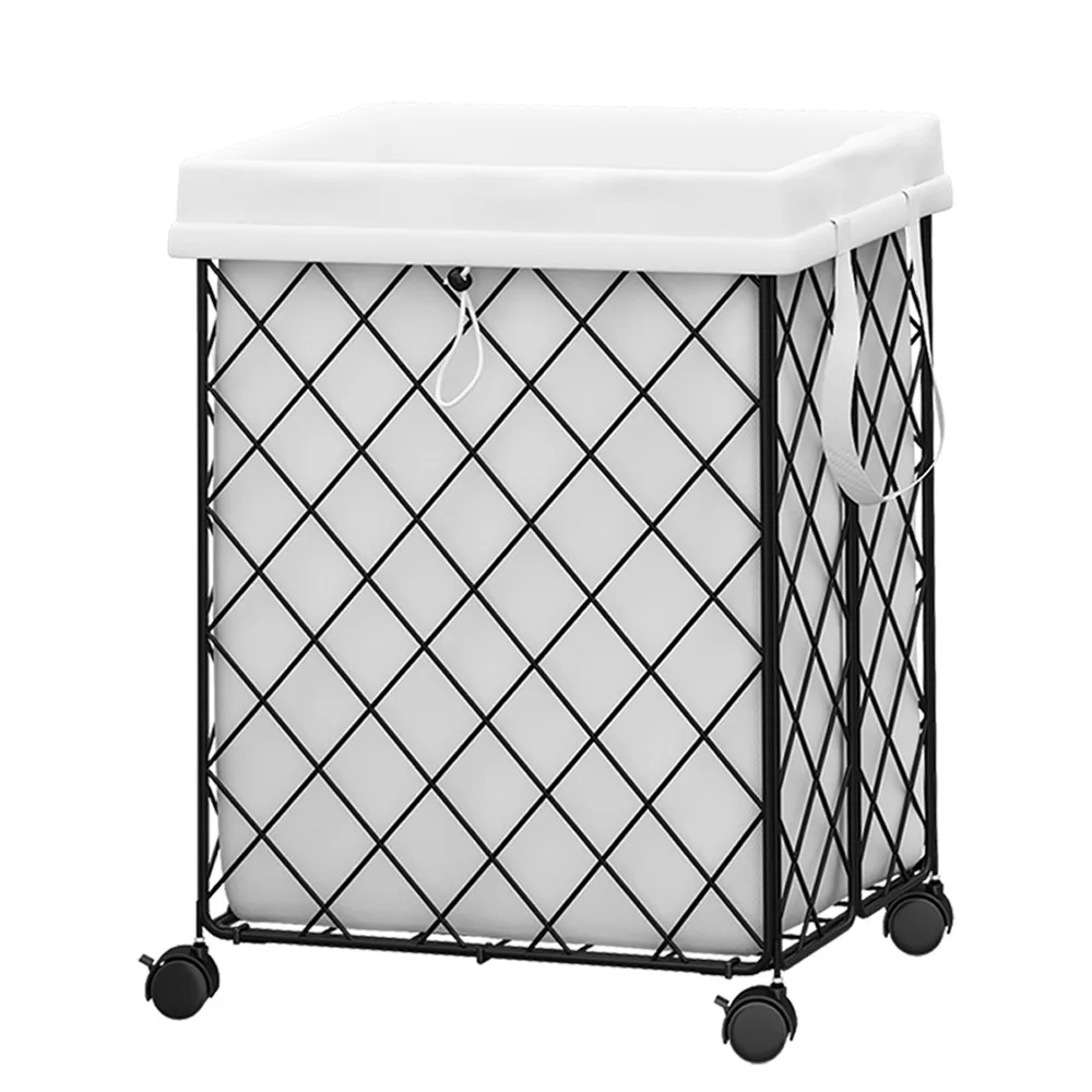 Rolling Laundry Hamper, Detachable and washable lining, metal frame, suitable for laundry rooms,Laundry Basket
Rolling Laundry Hamper, Detachable and washable lining, metal frame, suitable for laundry rooms,Laundry Basket