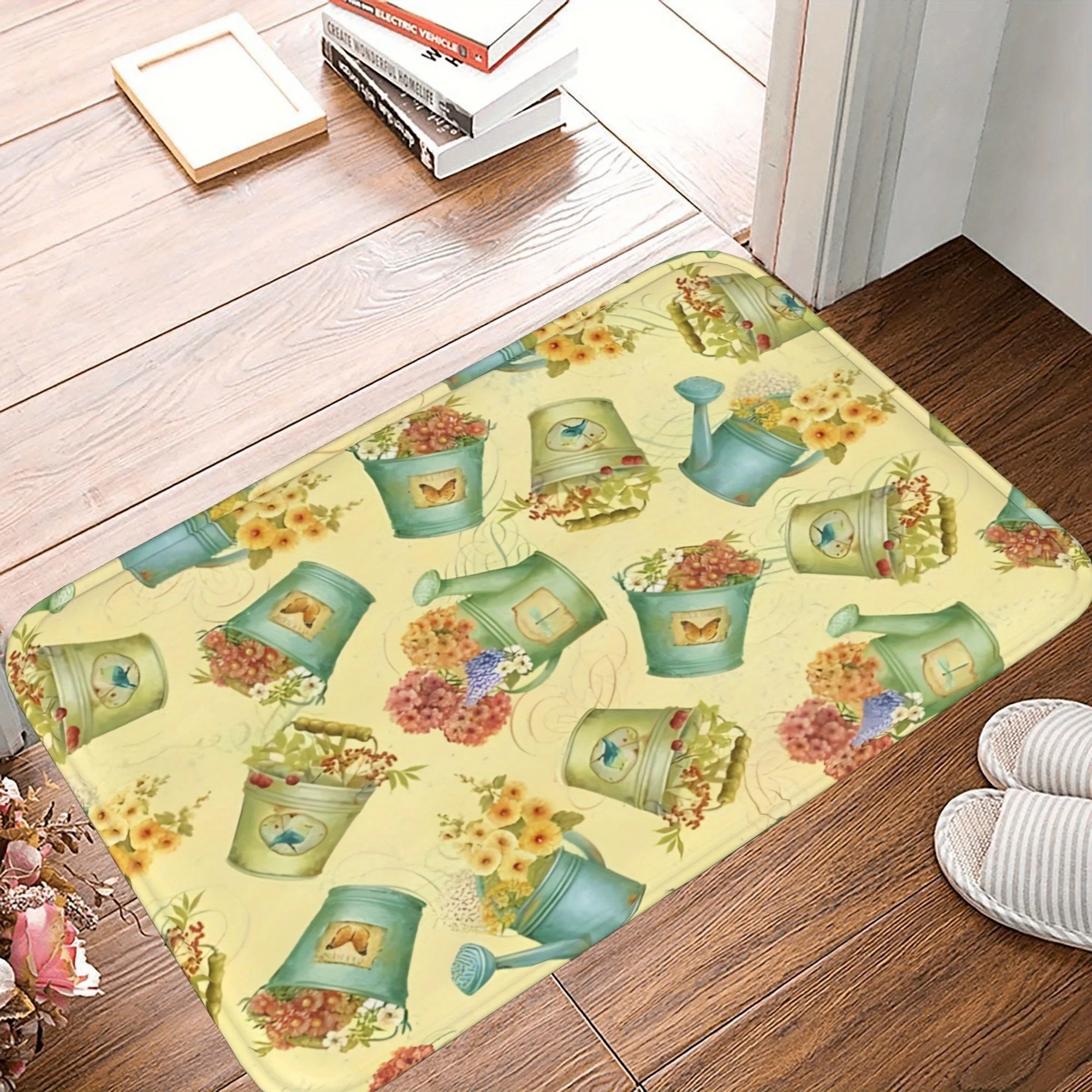 1PC Flower-Filled Buckets Kitchen Rug Non-Slip Door Mat Pop design Bathroom Rug Bath Mat Carpet for Home Sink Laundry ecoreeree
1PC Flower-Filled Buckets Kitchen Rug Non-Slip Door Mat Pop design Bathroom Rug Bath Mat Carpet for Home Sink Laundry ecoreeree