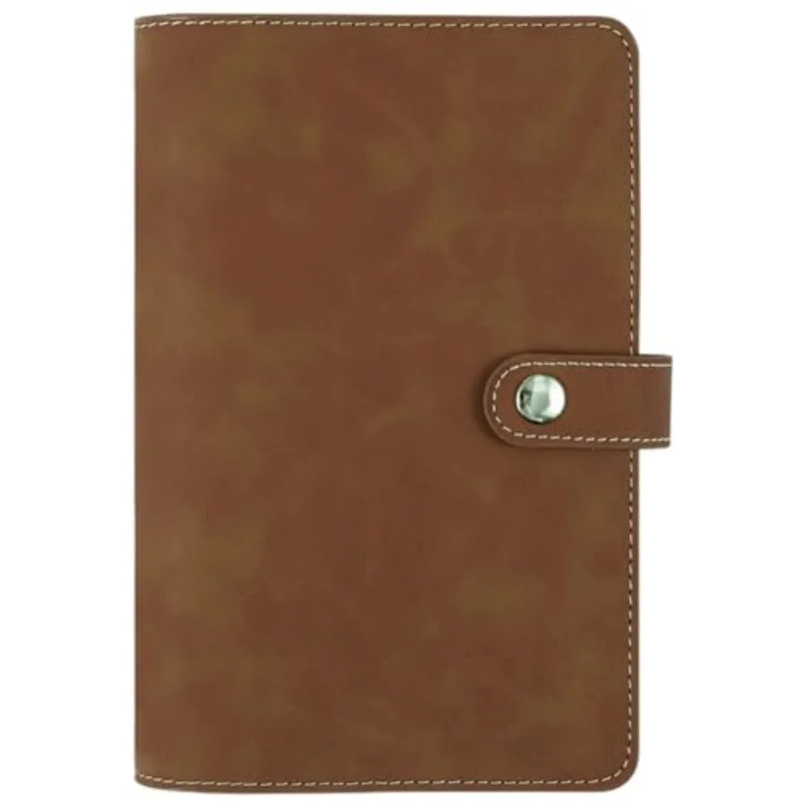 Travel Notebook Binder Refillable Journal Cover Protector with Dividers Pockets A6 PU Leather Soft Cover Folder 6 Ring Loose Le
Travel Notebook Binder Refillable Journal Cover Protector with Dividers Pockets A6 PU Leather Soft Cover Folder 6 Ring Loose Le