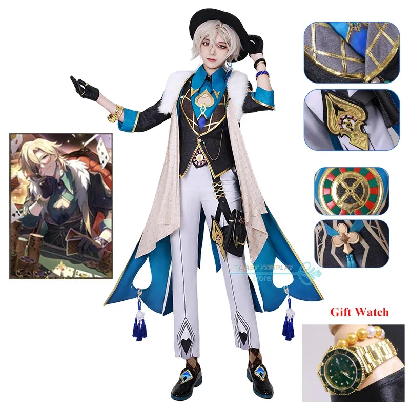 Aventurine Cosplay Game Honkai Star Rail Aventurine 3D Print Cosplay Costume Wig Full Set Anime Role Play Carnival Party Clothes
Aventurine Cosplay Game Honkai Star Rail Aventurine 3D Print Cosplay Costume Wig Full Set Anime Role Play Carnival Party Clothes