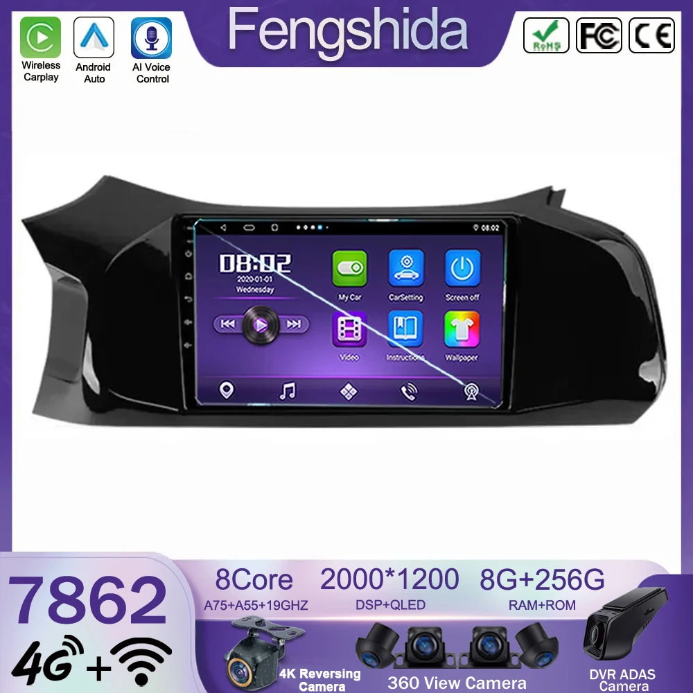 Android Radio For Chevrolet Onix 2012 - 2019 High-Performance CPU Stereo Multimedia Player GPS Navigation 5G WIFI BT No 2Din DVD
Android Radio For Chevrolet Onix 2012 - 2019 High-Performance CPU Stereo Multimedia Player GPS Navigation 5G WIFI BT No 2Din DVD
