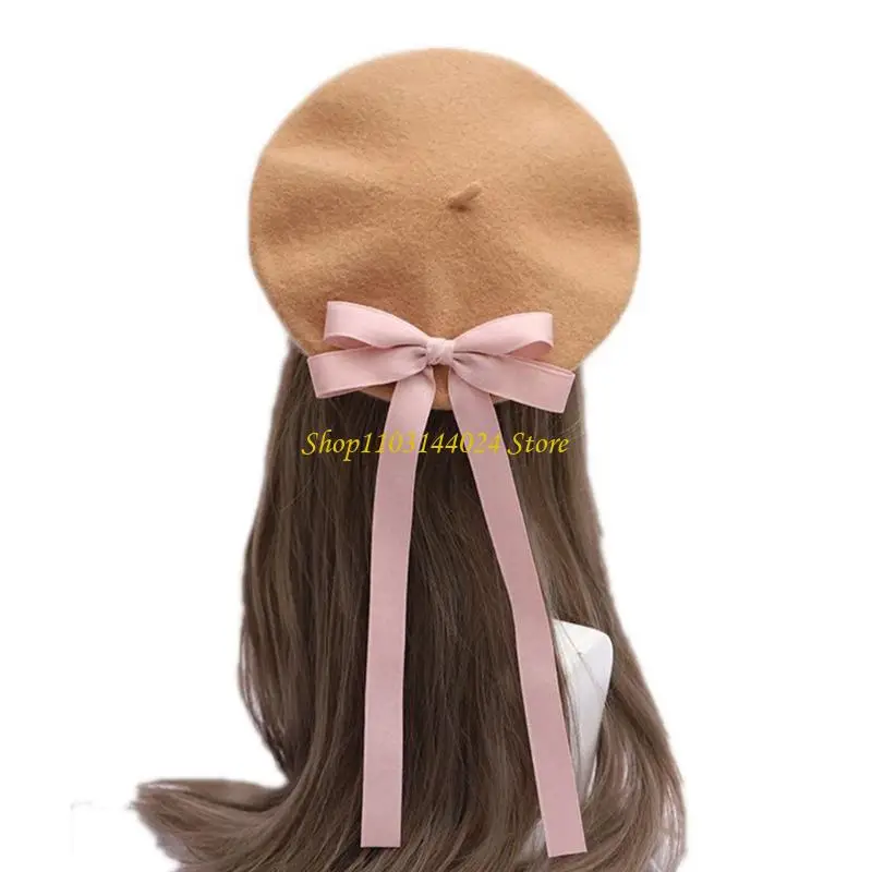 N5KE Осень Зима Девушки Шоппинг Берет Женщина Фотография Лента Бантом Шляпа Художника
N5KE Осень Зима Девушки Шоппинг Берет Женщина Фотография Лента Бантом Шляпа Художника