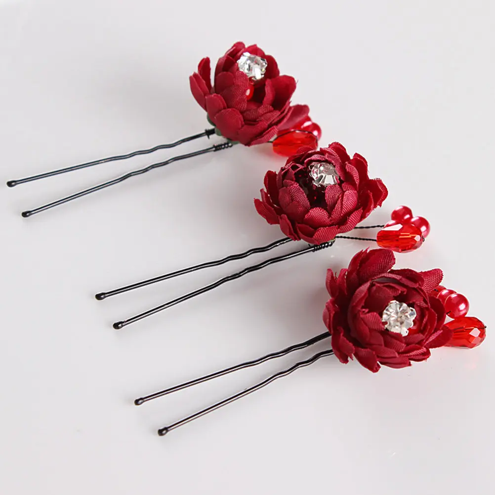 10Pcs Flower Hairpins Elegant Bridal Hair Accessories for Wedding Birthday Valentine's Day Anniversary Stylish Graceful
10Pcs Flower Hairpins Elegant Bridal Hair Accessories for Wedding Birthday Valentine's Day Anniversary Stylish Graceful