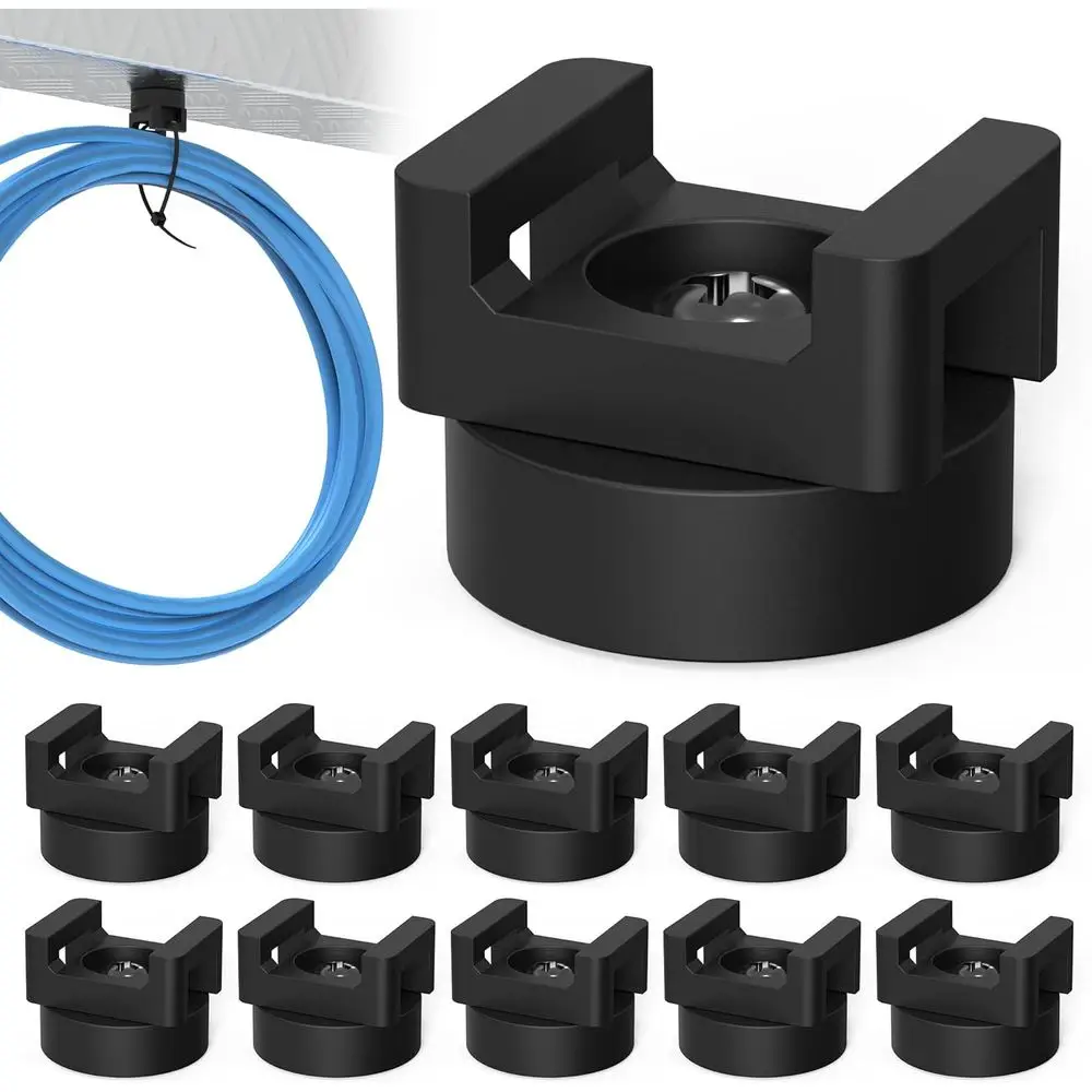 10-Pack Heavy-Duty Magnetic Cable Tie Mounts for Wire Management and Organization
10-Pack Heavy-Duty Magnetic Cable Tie Mounts for Wire Management and Organization