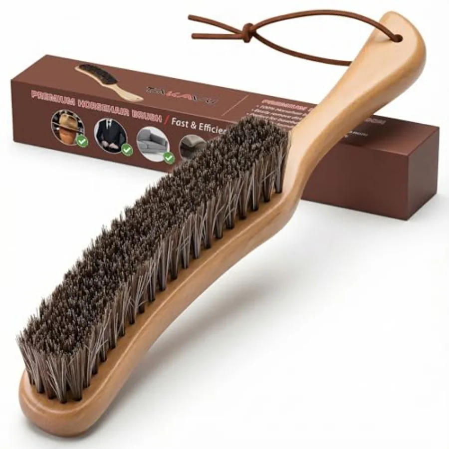 Lint Brush for Clothes with 100% Soft, Large Beech Wood Handle, Lint Remover for Hat, Pet Hair, Suits, Cashmere, Wool, Velvet,
Lint Brush for Clothes with 100% Soft, Large Beech Wood Handle, Lint Remover for Hat, Pet Hair, Suits, Cashmere, Wool, Velvet,