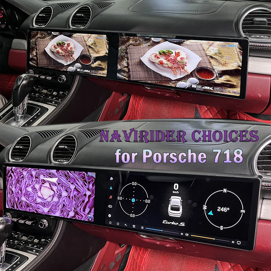 Dual Screen Android 14 RHD LHD Car Radio For Porsche Boxster 718 2016-2023 CarPlay Auto Multimedia Stereo Player GPS Head Unit
Dual Screen Android 14 RHD LHD Car Radio For Porsche Boxster 718 2016-2023 CarPlay Auto Multimedia Stereo Player GPS Head Unit