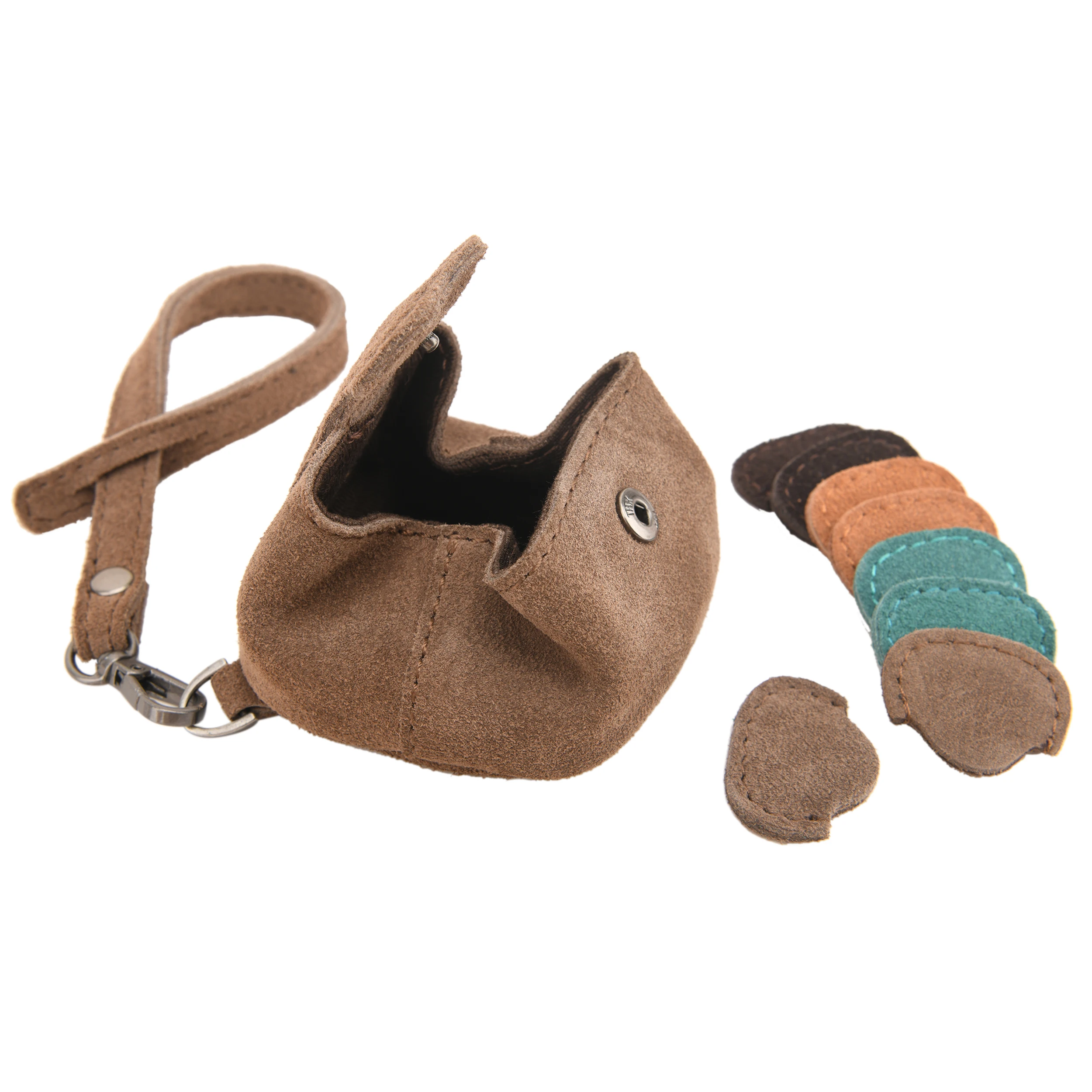 Guitar Pick Holder Case Suede Leather Guitar Plectrum Bag for Guitar Player and Music Lover & Mini Coin Change Pocket Pouch
Guitar Pick Holder Case Suede Leather Guitar Plectrum Bag for Guitar Player and Music Lover & Mini Coin Change Pocket Pouch
