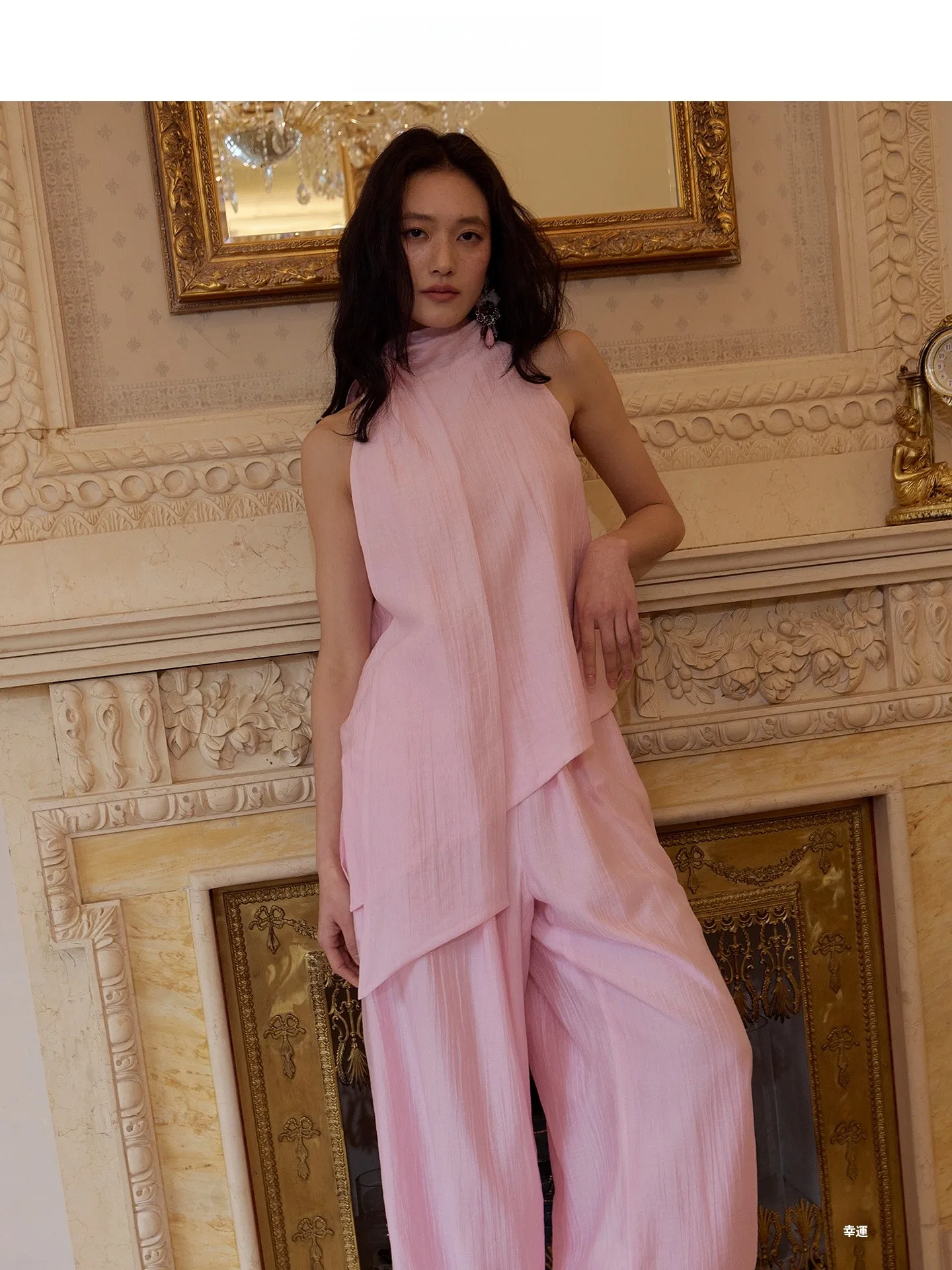Spring New Arrival ROSYROKH Lantern Pants Set with Shoulder Hollow out Design Vest Long Pants Loose Fit Summer Fashion
Spring New Arrival ROSYROKH Lantern Pants Set with Shoulder Hollow out Design Vest Long Pants Loose Fit Summer Fashion