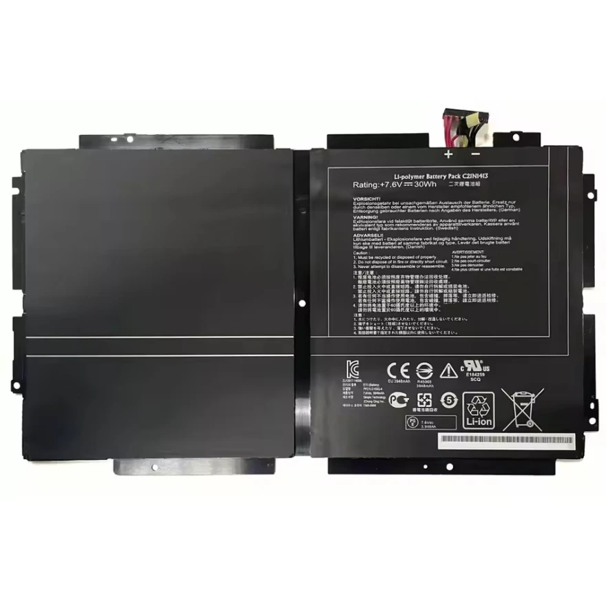 Аккумулятор для ноутбука C21N1413 C21Pn9H для Transformer Book T300 T300FA T300FA-1A T300FA-DH12T-CA серии ноутбуков 7,6 В/30 Втч
Аккумулятор для ноутбука C21N1413 C21Pn9H для Transformer Book T300 T300FA T300FA-1A T300FA-DH12T-CA серии ноутбуков 7,6 В/30 Втч