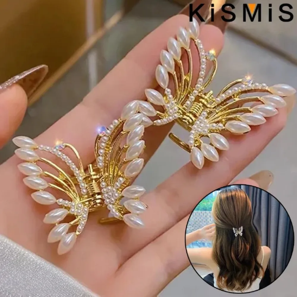 Милые металлические заколки для волос, зажимы-бабочки для женщин и девочек, модные аксессуары для волос, однотонная заколка с жемчугом
Милые металлические заколки для волос, зажимы-бабочки для женщин и девочек, модные аксессуары для волос, однотонная заколка с жемчугом