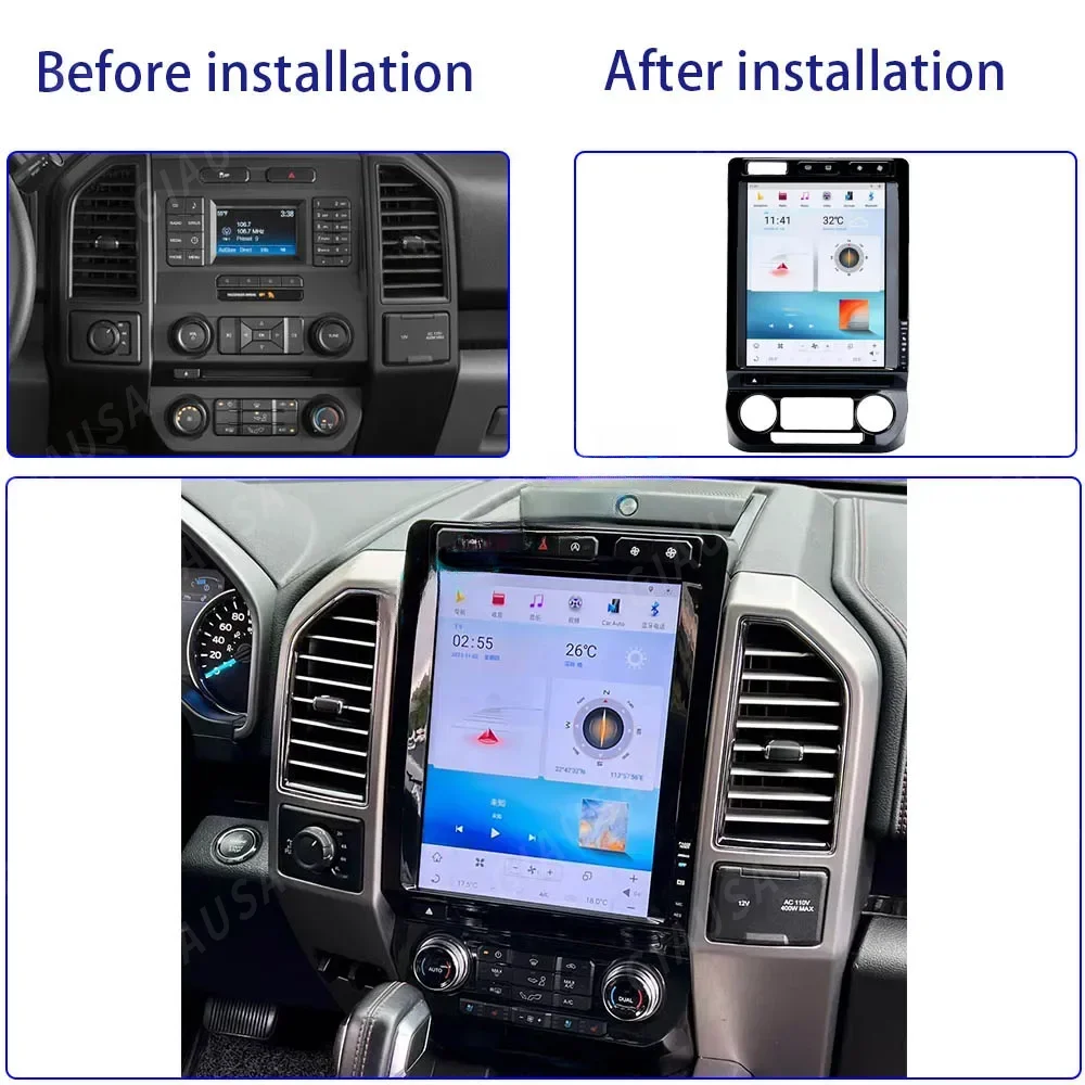 12.1 inch Android 13 For Ford F150 F250 2015 - 2019 Touch Screen Car GPS Navigation Multimedia Player Radio Tape Head unit HD
12.1 inch Android 13 For Ford F150 F250 2015 - 2019 Touch Screen Car GPS Navigation Multimedia Player Radio Tape Head unit HD