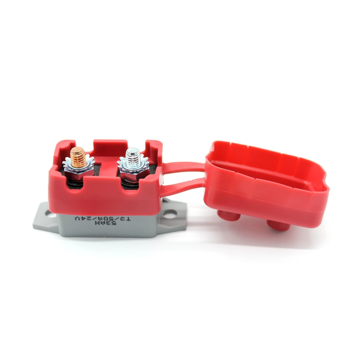 50A Manual Reset Circuit Breaker 24V Waterproof Ip66 Marine Off-Road Vehicle Special Vehicle Electrical Protection Rubber Cover
50A Manual Reset Circuit Breaker 24V Waterproof Ip66 Marine Off-Road Vehicle Special Vehicle Electrical Protection Rubber Cover